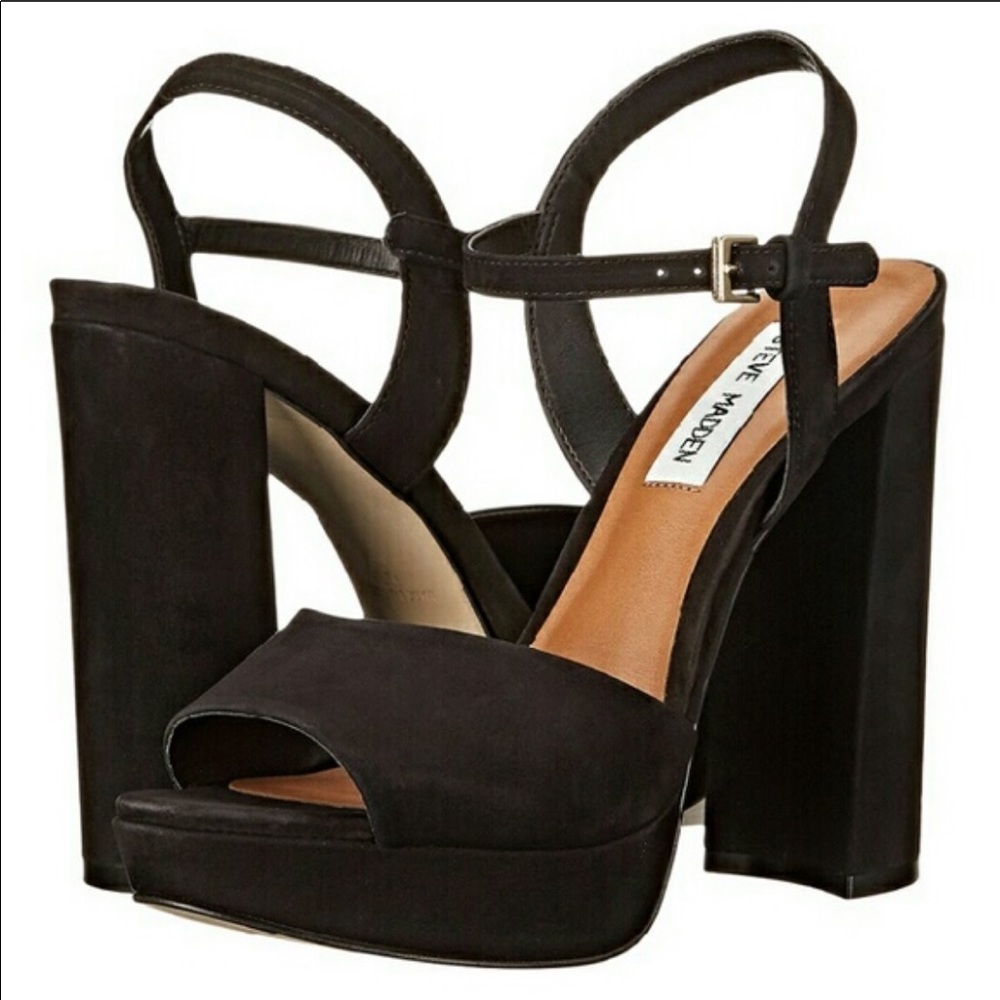 Steve Madden Kierra Platform Sandals in Black